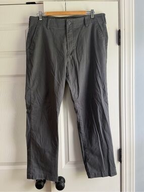 Lee Men's Charcoal Gray Chino Pants